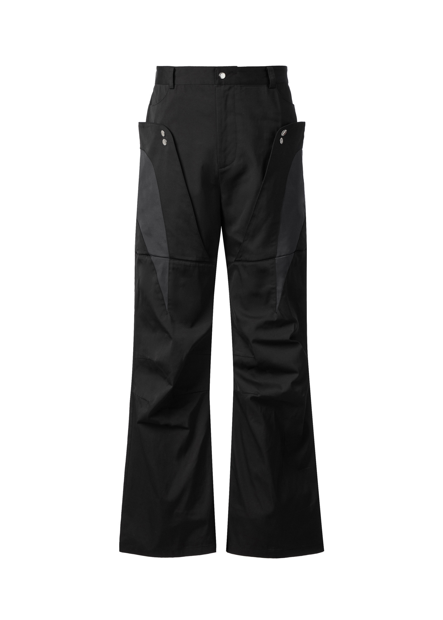 003-23 flap pocket pants - black