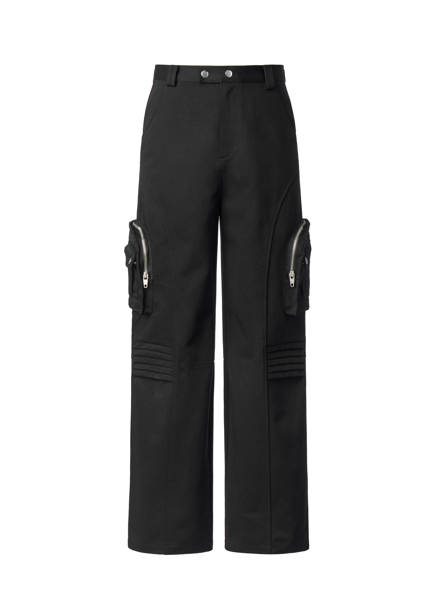 004-23 side pocket pants - black
